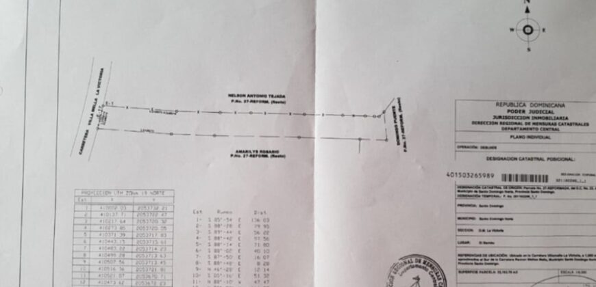 Terreno en venta en Villa Mella (La Victoria)